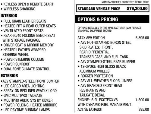 2024 GMC Sierra 1500 AT4X