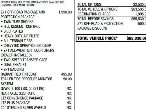 Radiant Red 2025 Chevrolet Silverado 1500 LTZ