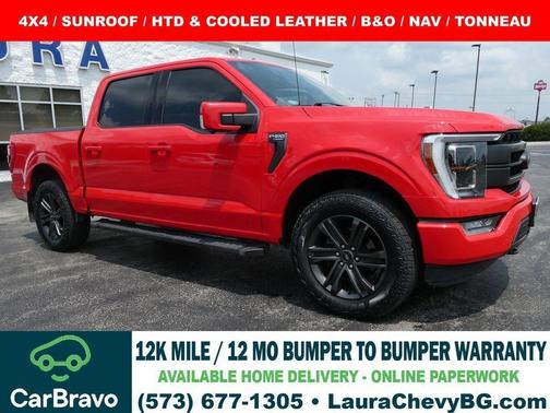 Race Red 2021 Ford F-150 Lariat