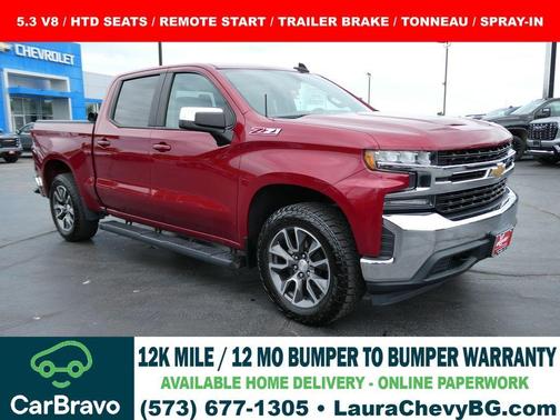 Cajun Red Tintcoat 2019 Chevrolet Silverado 1500 LT