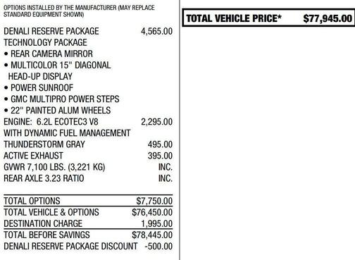 2025 GMC Sierra 1500 Denali
