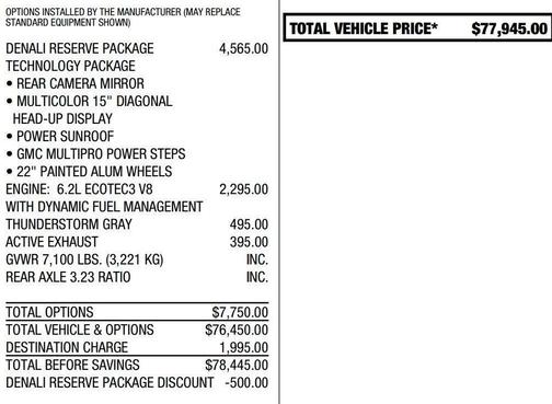 2025 GMC Sierra 1500 Denali