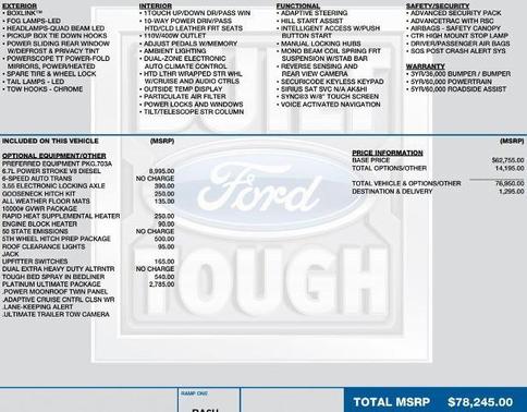 2018 Ford F-250 Platinum