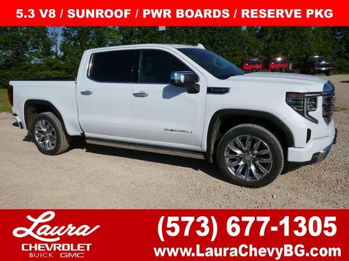 Glacier White 2026 GMC Sierra 1500 Denali