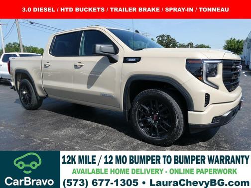 Desert Sand Metallic 2022 GMC Sierra 1500 Elevation