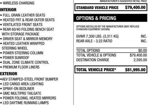 2026 GMC Sierra 1500 AT4X