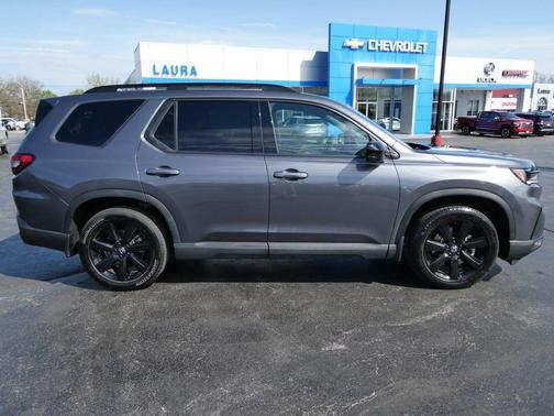 Modern Steel Metallic 2025 Honda Pilot Black Edition