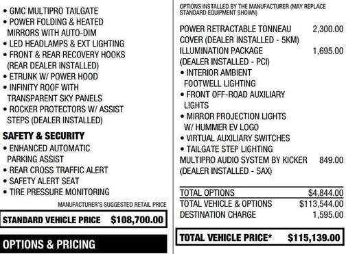2022 GMC HUMMER EV Edition 1