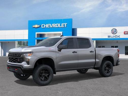 Sterling Gray Metallic 2026 Chevrolet Silverado 1500 Custom Trail Boss