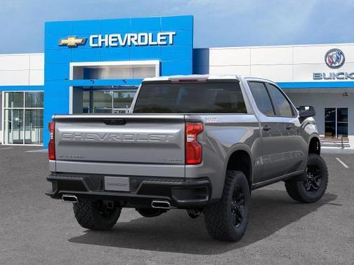 Sterling Gray Metallic 2026 Chevrolet Silverado 1500 Custom Trail Boss
