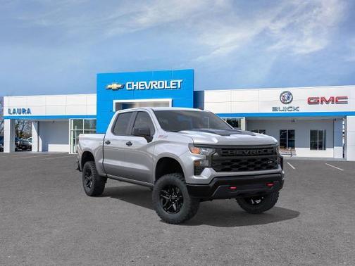Sterling Gray Metallic 2026 Chevrolet Silverado 1500 Custom Trail Boss
