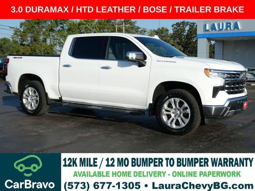 Summit White 2022 Chevrolet Silverado 1500 LTZ