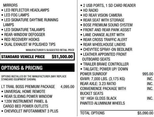 2021 Chevrolet Silverado 1500 LT Trail Boss