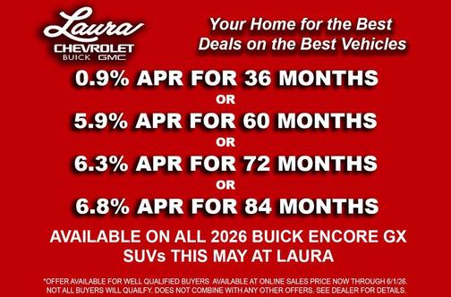 Moonstone Gray Metallic 2026 Buick Encore GX Sport Touring