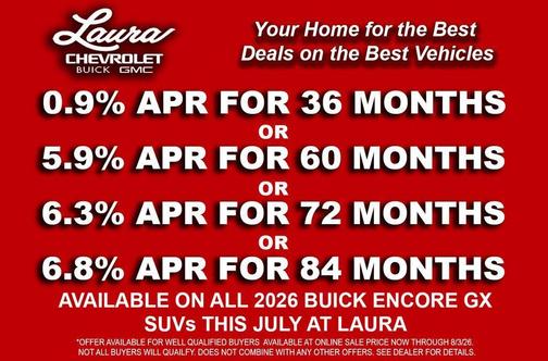 Moonstone Gray Metallic 2026 Buick Encore GX Sport Touring