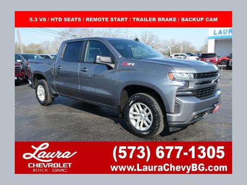 Satin Steel Metallic 2021 Chevrolet Silverado 1500 RST