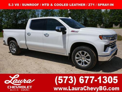 Summit White 2026 Chevrolet Silverado 1500 LTZ