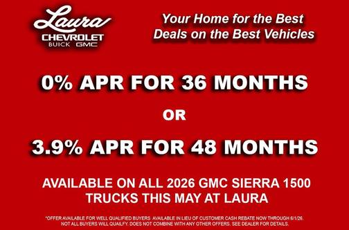 Volcanic Red 2026 GMC Sierra 1500 SLT