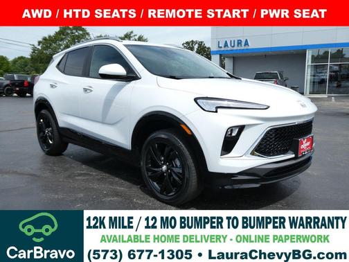 Summit White 2024 Buick Encore GX Sport Touring