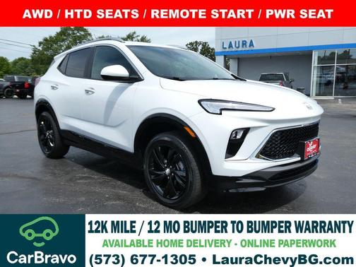 Summit White 2024 Buick Encore GX Sport Touring