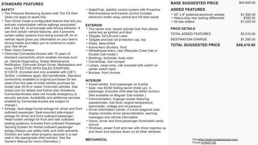 2018 Chevrolet Silverado 1500 LT