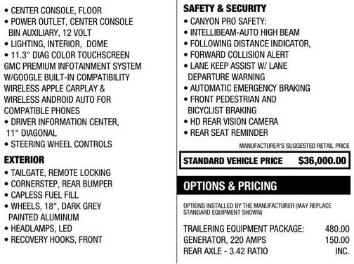 2024 GMC Canyon Elevation