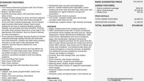 2019 GMC Yukon XL Denali