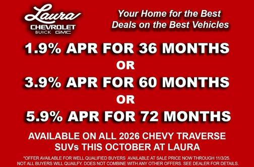 2026 Chevrolet Traverse RS