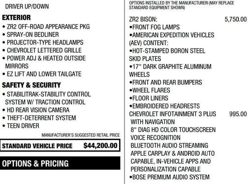 2022 Chevrolet Colorado ZR2