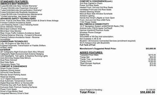 2024 Hyundai PALISADE Calligraphy Night Edition