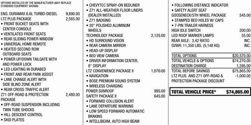 2020 Chevrolet Silverado 2500 LTZ