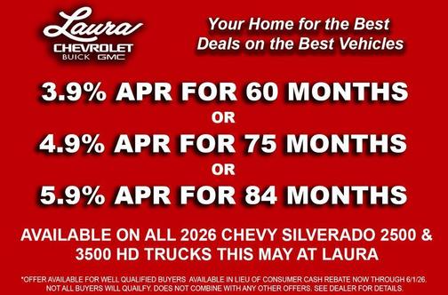 Lakeshore Blue Metallic 2026 Chevrolet Silverado 2500 LTZ
