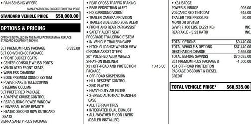 Volcanic Red 2026 GMC Sierra 1500 SLT