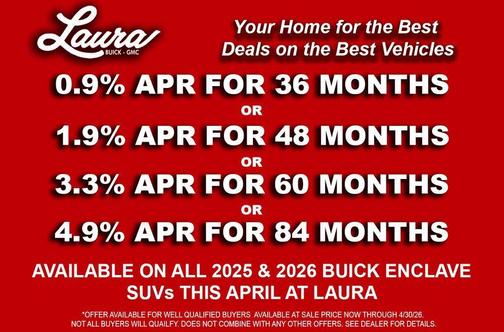 Moonstone Gray Metallic 2026 Buick Enclave Sport Touring