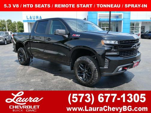 Black 2020 Chevrolet Silverado 1500 LT Trail Boss