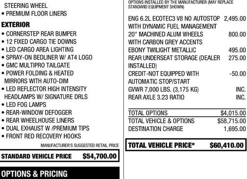 2021 GMC Sierra 1500 AT4