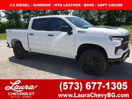 Summit White 2026 Chevrolet Silverado 1500 LT Trail Boss