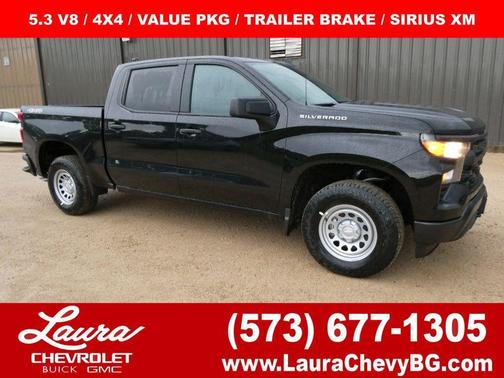 Black 2026 Chevrolet Silverado 1500 WT