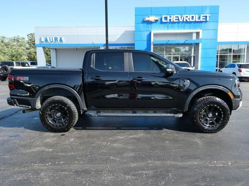 Shadow Black 2024 Ford Ranger Lariat