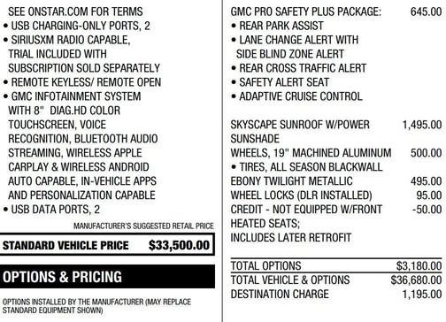 Ebony Twilight Metallic 2022 GMC Terrain SLT