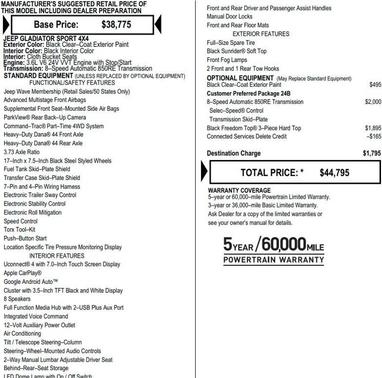 2023 Jeep Gladiator Sport