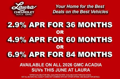 Sterling 2026 GMC Acadia Elevation