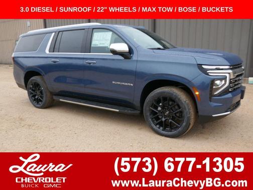 Lakeshore Blue Metallic 2026 Chevrolet Suburban Premier