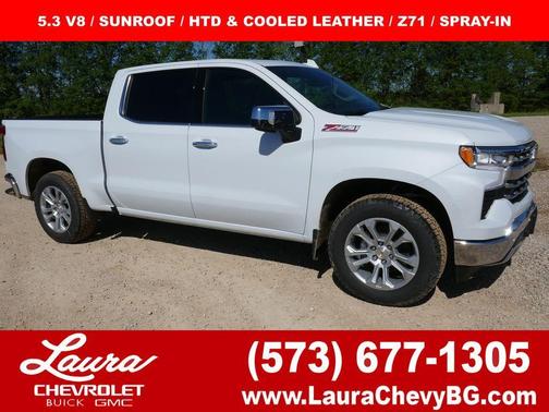 Polar White 2026 Chevrolet Silverado 1500 LTZ