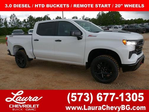 Summit White 2026 Chevrolet Silverado 1500 LT Trail Boss