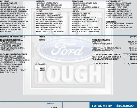 2017 Ford F-150 Platinum