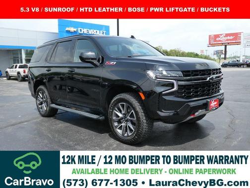 Black 2021 Chevrolet Tahoe Z71