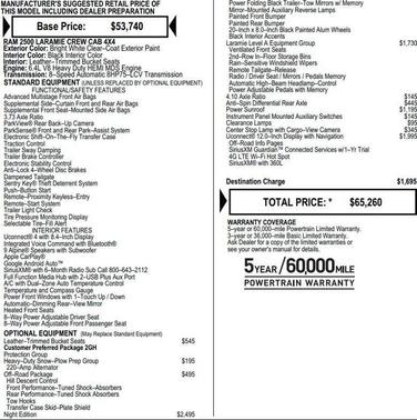 2021 RAM 2500 Laramie