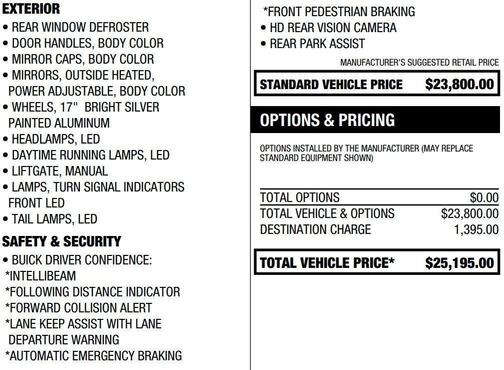 Summit White 2025 Buick Envista Preferred