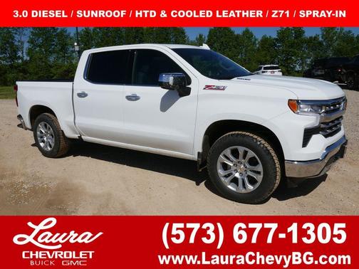 Summit White 2026 Chevrolet Silverado 1500 LTZ